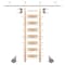 Quiet Glide Ladder 8.06 ft. Unfinish Maple Satin Nickel Rolling Kit with 8 ft. Rail QG.210-8MA-08-V.02 - alternate 1